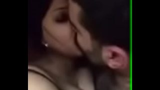 Girl friend sucking the dick of her boy friend after a passionate kiss session and loud moaning