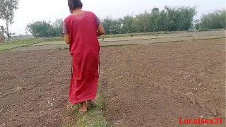 Horny indian Bhabhi Having Standing Sex In Garden With Boy friend