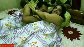 Indian horny Bhabhi non stop sex with her husbands friend