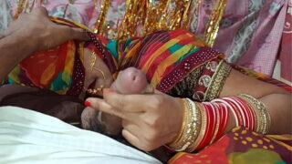 Indian New Married BHabhi Blowjob And First Time Anal Fucking