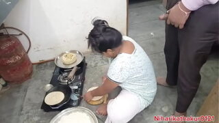 Indian village milf bhabhi fucking by village lover in kitchen