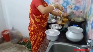 Xxx Sex Film Local Indian Red Saree Wife Sex With Ranna Ghor